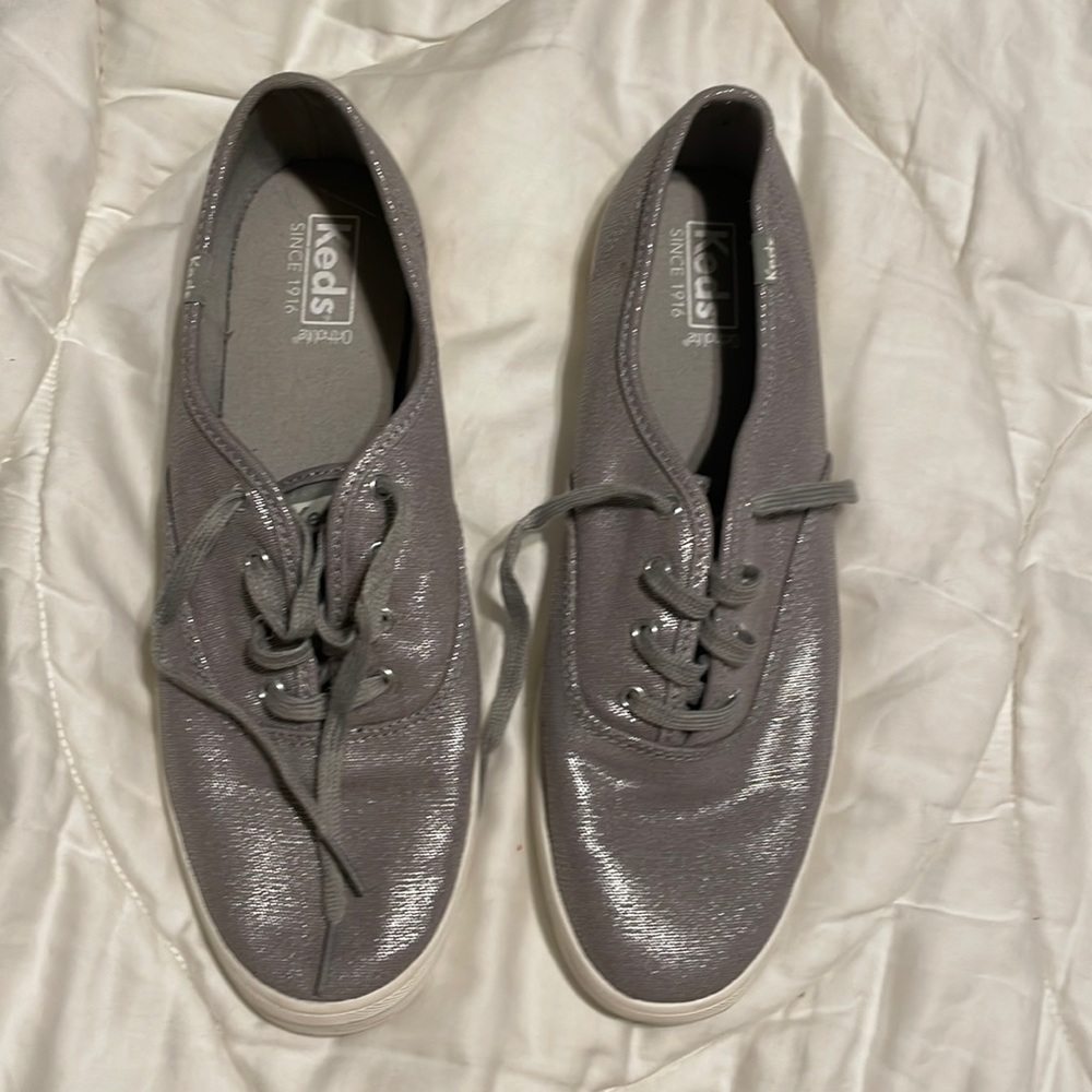 Women’s metallic Keds sneakers
